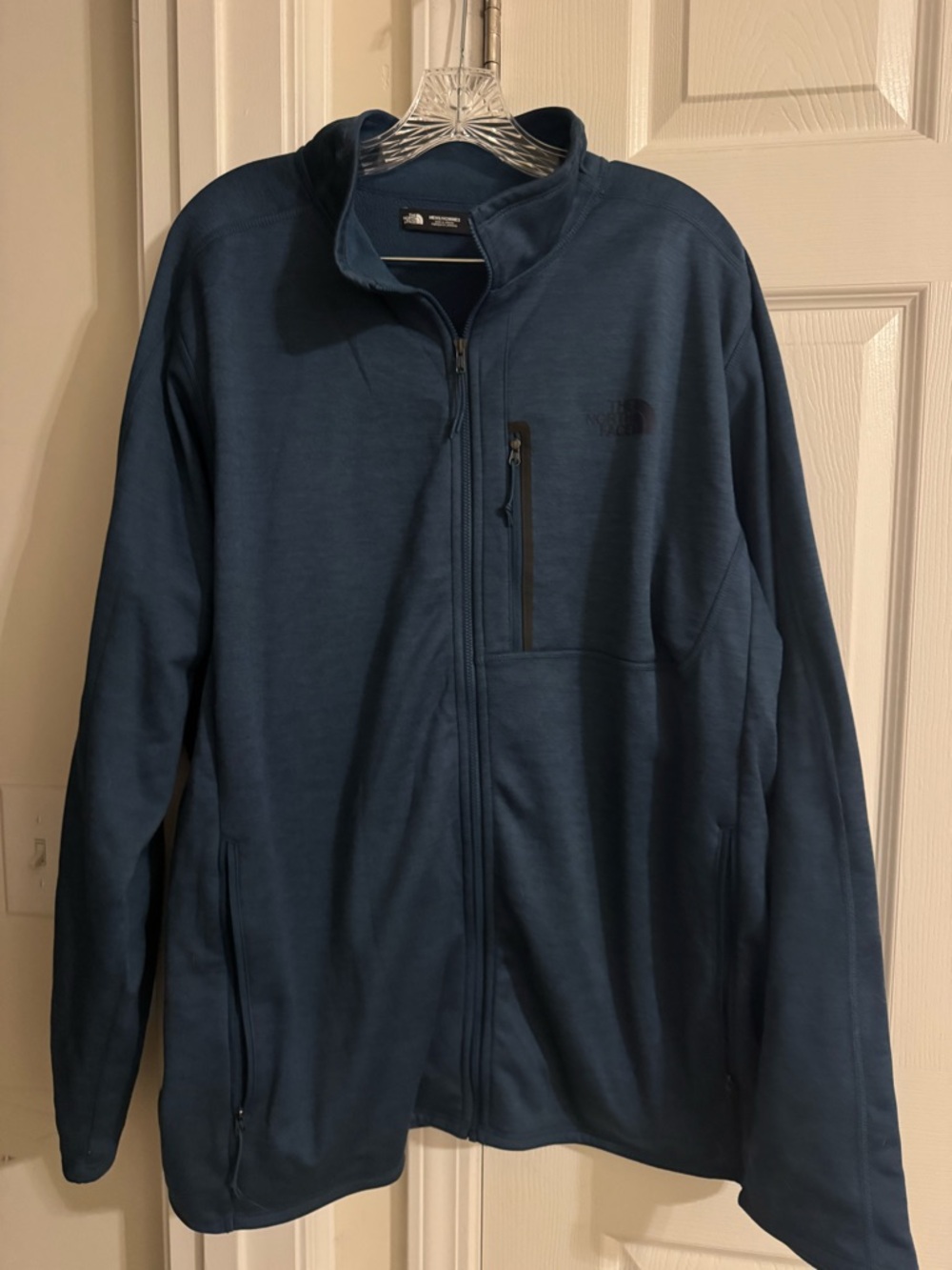The North Face Men’s Zip-Up Jacket in Deep Blue